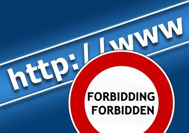 Internet Sites Blocked